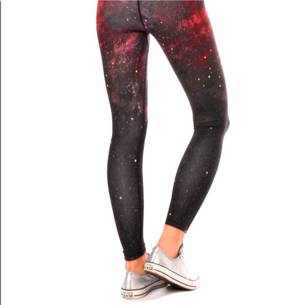 EUC  Spiritual Gangster Galaxy Legging medium - Picture 2 of 5